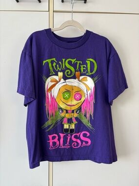 WWE Twisted Bliss Alexa Wrestlemania Purple Graphic Kids T‑Shirt Fan